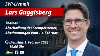 SVPLive mit Nationalrat Lars Guggisberg [upl. by Annaujat455]