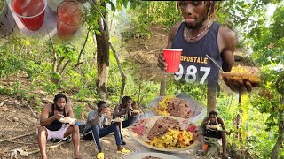 Red rice aka RiceampPeas w Ackee ampSaltfish amp Fruit punch [upl. by Naivart]