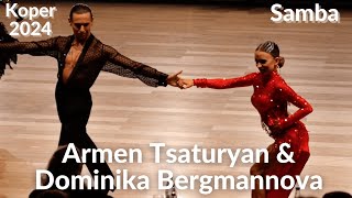 Armen Tsaturyan amp Dominika Bergmannova  International Championship Koper 2024  Dancesport Heritage [upl. by Muhcan]