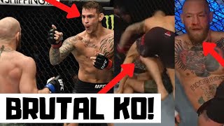 Dustin Poirier Knocks Out Conor McGregor  Poirier vs McGregor 2 Full Fight Reaction UFC 257 Recap [upl. by Rourke]