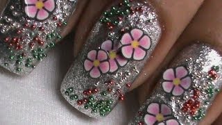 Fimo Cane Nail Art Tutorial [upl. by Isaac]