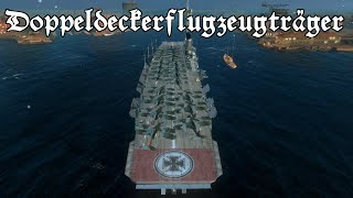 World of Warships Blitz  German carrier quotWeserquot review [upl. by Anohsal]