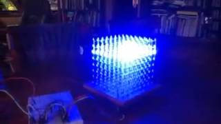 8x8x8 LED cube [upl. by Akitahs188]