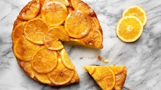 How to Make Orange Upside Down Cake with Olive Oil [upl. by Ludvig]