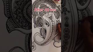 After 48hrs Ganpati is here diy craft art 5MinuteCraftsDIY SandraCiresArt iamneetubisht [upl. by Atalanti]