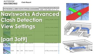 Navisworks Clash Detection View Settings part 3of9 [upl. by Notaes]