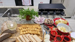 1 New Years Eve Raclette Party Review Brie Cheese [upl. by Sral684]