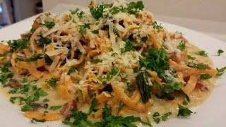 Sweet Potato Alfredo [upl. by Annairt]