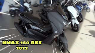 NOVA YAMAHA NMAX 160 ABS 2022  EM DETALHES TODAS AS CORES DO MODELO ⚫⚪🔵 [upl. by Irahcaz]