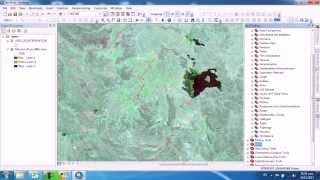 CORTAR UNA IMAGEN SATELITAL con ARCGIS [upl. by Mcgrath60]