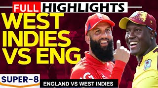 England vs West Indies Highlights  Englands Dominant 8Wicket Victory  T20 World Cup 2024 [upl. by Nahtanoj482]