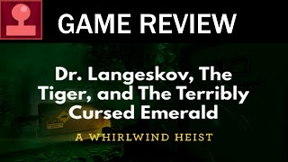 Review Dr Langeskov The Tiger And The Terribly Cursed Emerald A Whirlwind Heist [upl. by Oidivo]