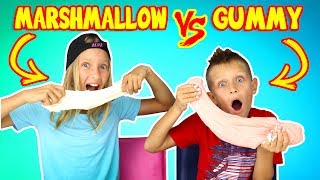 GUMMY vs MARSHMALLOW SLIME CHALLENGE [upl. by Allekim690]