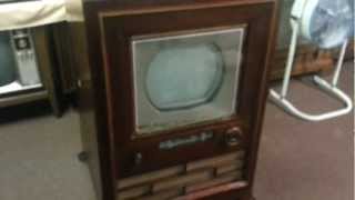 The 1954 RCA CT100 the Merrill Color TV Preview [upl. by Thalia868]