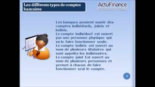 Quels sont les différents types de comptes bancaires [upl. by Alyss]