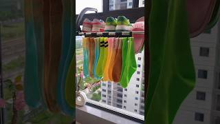 This retractable clothes drying rack is really practical privacyscreen indoorfountain balcony [upl. by Diarmuid]