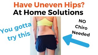 How To Reset Your Uneven Hips Without A Chiropractor  How To Self Mobilize Your Pelvis At Home [upl. by Ebanreb]