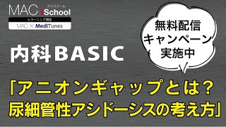 アニオンギャップとは？尿細管性アシドーシスの考え方・分類「内科BASIC」サンプル動画 [upl. by Solitta953]