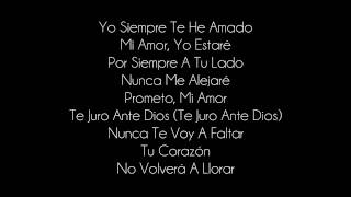 Nsync  Yo Te Voy Amar lyrics [upl. by Maeve]