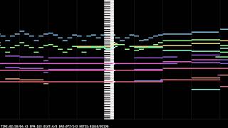 Quietly Yours  MIDI Visualisation [upl. by Fitalludba]