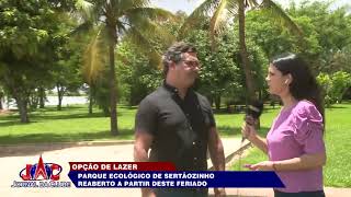 Parque Ecológico de Sertãozinho reaberto a partir deste feriado  Jornal da Clube 15112024 [upl. by Nylrebmik301]