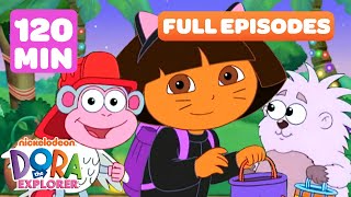 Dora the Explorer FULL HALLOWEEN EPISODES Marathon ➡️  2 Hours  Dora amp Friends [upl. by Kenna524]