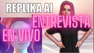 entrevista a Replika My AI Friend hablando en español [upl. by Norabel]