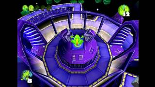 Frogger 2 Swampys Revenge PS1 Chapter 6 Frogs in Space [upl. by Odraboel403]