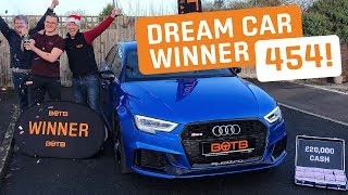 Winner Week 51 2018 December 17th  December 23rd  Jacob Walton  Audi ABT RS3  £20k [upl. by Llenor]