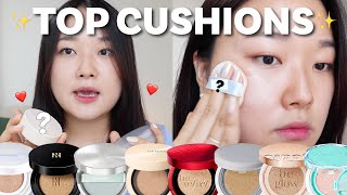 🔥MY TOP KBEAUTY CUSHIONS OF 2022 so far 🔥 [upl. by Nova70]