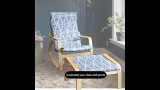 Transform Your IKEA Poang Chair Discover Our Vibrant Covers vs Boring Basics [upl. by Narod]