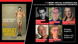 BORAT SUBSEQUENT MOVIEFILM  TheWrap Screening Series [upl. by Berkow]