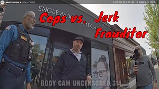 Bodycam Footage Amagansett Press faces off against New Jersey Police [upl. by Anaujahs]