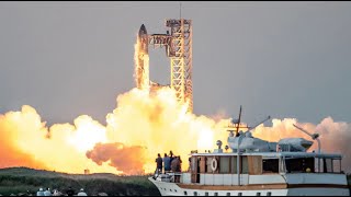 SpaceX launches enormous Starship rocket on boldest test flight yet [upl. by Rosalyn]