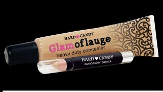 REVIEW HARD CANDY HEAVY DUTY GLAMOFLAUGE CONCEALER ULTRA LIGHT [upl. by Adnoma698]