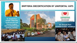 EMPYEMA DECORTICATIONS BY UNIPORTAL VATS [upl. by Karin35]