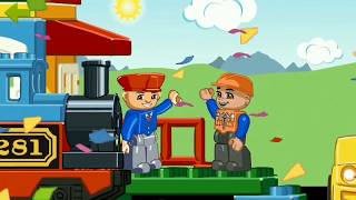 LEGO treinen meerijden met de leukste Lego trein  Kinderfilmpjes [upl. by Nalyr38]