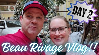 Beau Rivage Nov 2023 Day 2  Thanksgiving in Mississippi Slot wins  Beignets [upl. by Akimrehs]