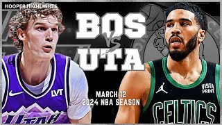 Boston Celtics vs Utah Jazz Full Game Highlights  Mar 12  2024 NBA Season [upl. by Peckham487]