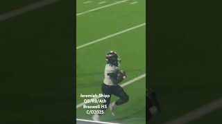 Texas High School Football QBAth Jeremiah Shipp Braswell HS [upl. by Burney754]