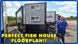 Ideal Fish House Layout 2025 Ice Castle Fish Houses RV Edition II [upl. by Crystal]