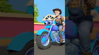 Wheels on the Vehicles trending viral popular cartoon bussong shorts youtubekids ytshorts [upl. by Chainey]