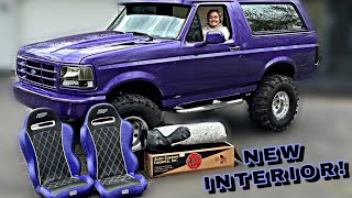 PURPLE BRONCO gets an INTERIOR MAKEOVER HUGE TRANSFORMATION [upl. by Diannne811]