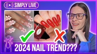 2024 Nail Trend Forecast Paint or Pass💅 🔴LIVE [upl. by Zimmerman]