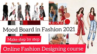 Free online FASHION Design Course  FASHION Mood Board Free Online FASHION Design course [upl. by Hoffer]