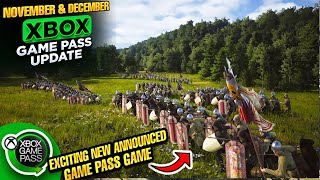 8 NEW XBOX GAME PASS GAMES REVEALED THIS NOVEMBER amp DECEMBER amp BEYOND [upl. by Schick]