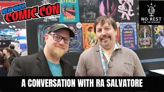 RA Salvatore Interview [upl. by Ynner]