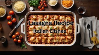 Classic Hearty Lasagna Recipe [upl. by Aicssej]