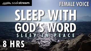 SOAK IN GODS PROMISES BY THE OCEAN  FEMALE VOICE  100 Bible Verses For Sleep [upl. by Adnawat]