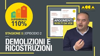 Superbonus 110 S5E2 demolizione e ricostruzione [upl. by Waddington]